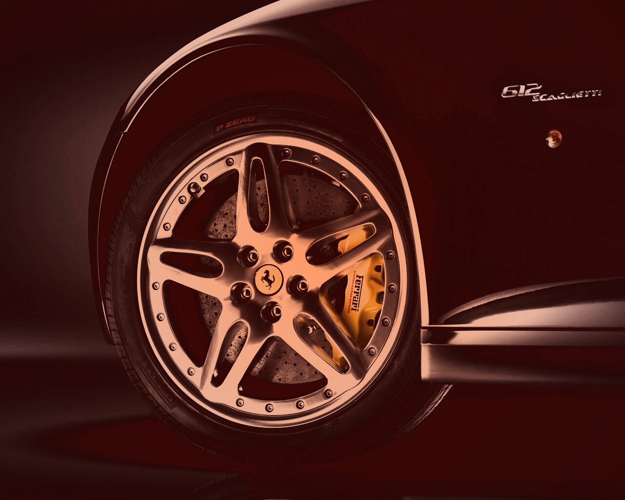 Колесо Scaglietti 612 обои
