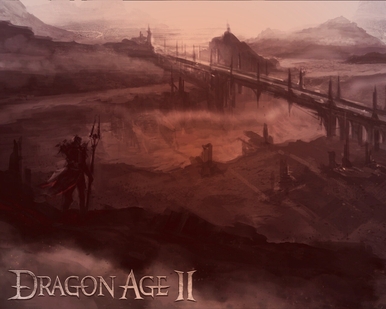 Пейзаж Dragon Age обои