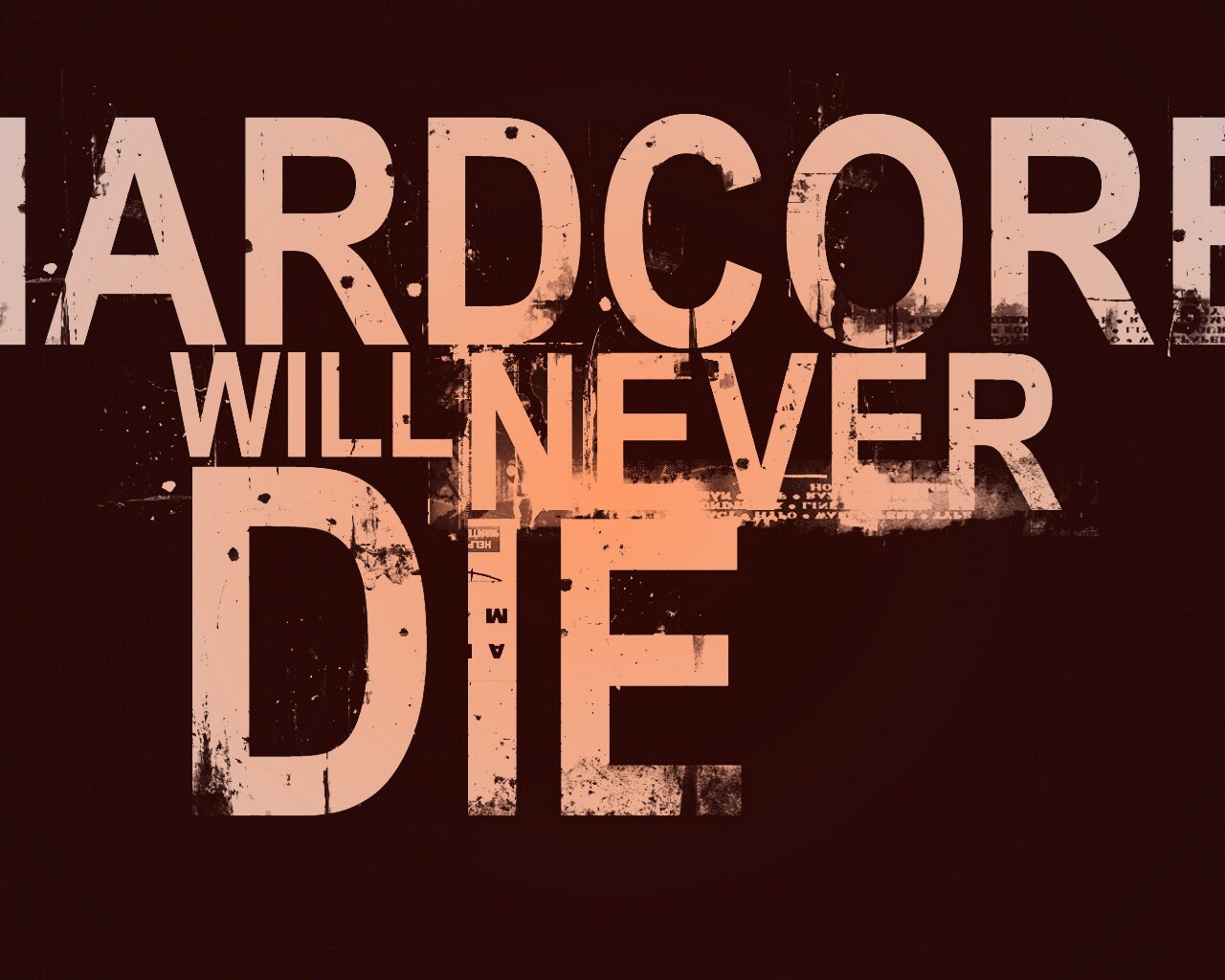 HARDCORE Will Never Die обои