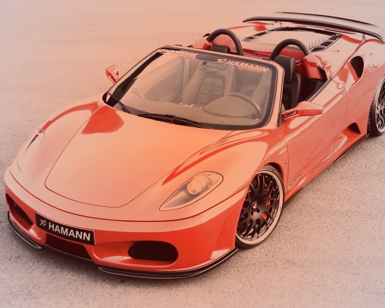 Ferrari  с тюнингом от Hamann обои