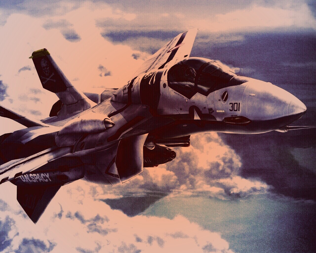 UN Spacy Fighter обои