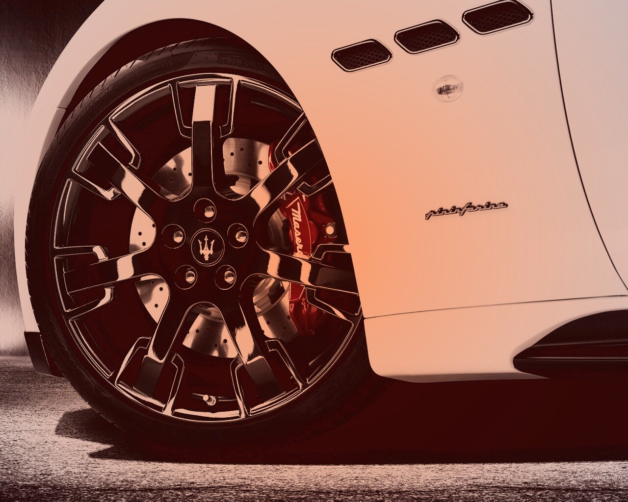 Колесу Maserati Granturismo обои