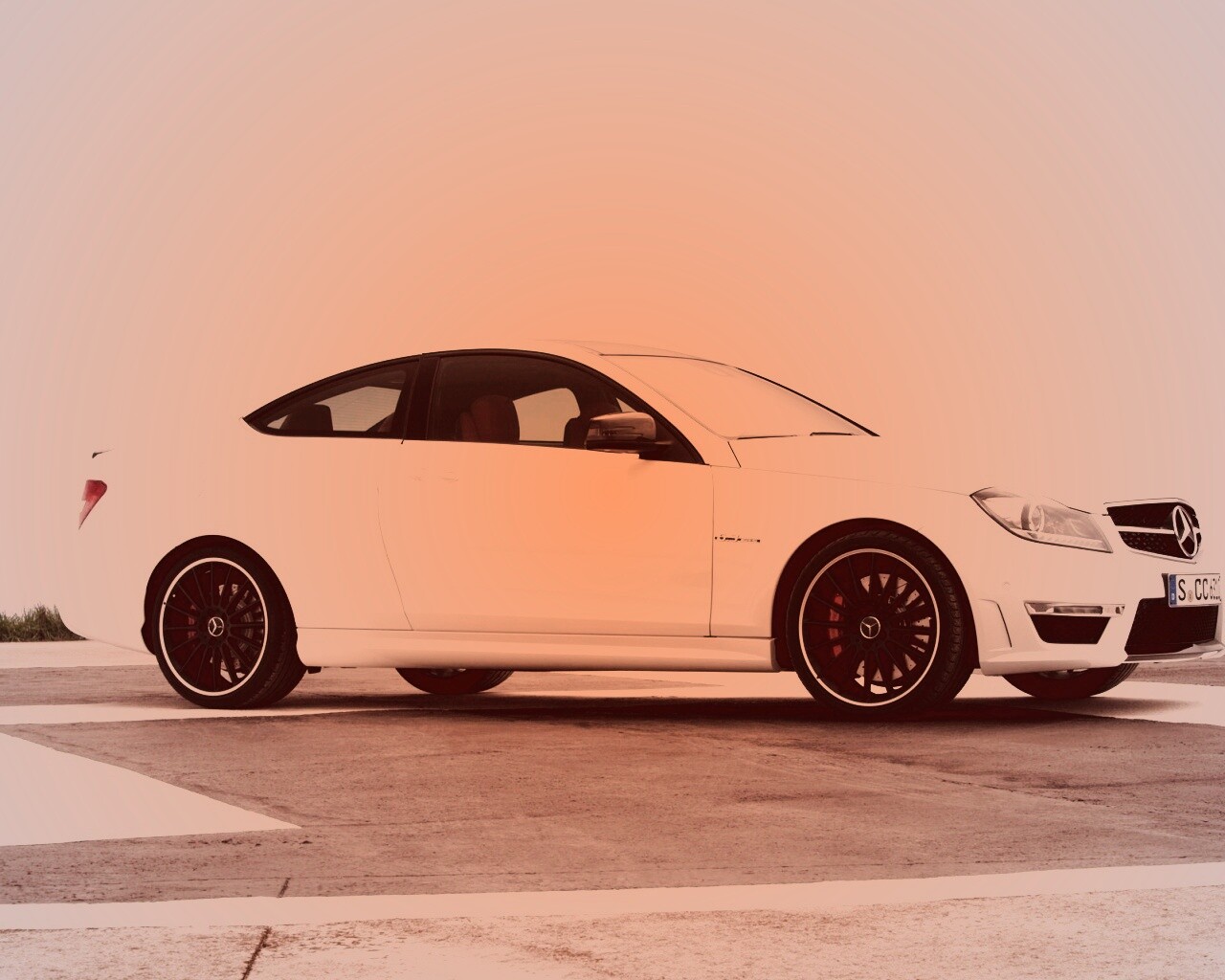 Mecedes C63 обои