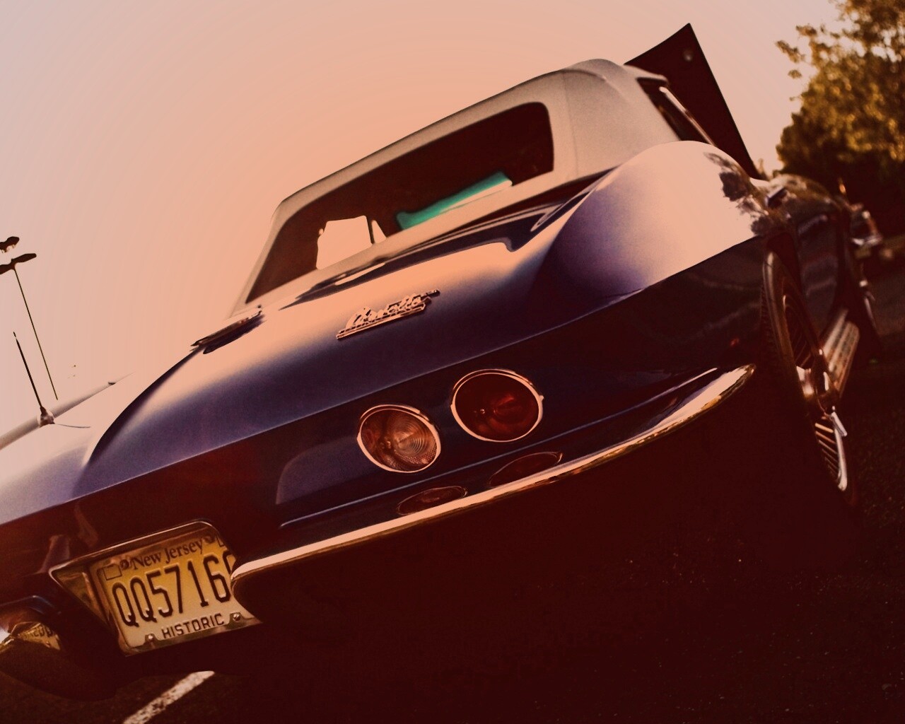 Ретро Chevrolet Corvette обои