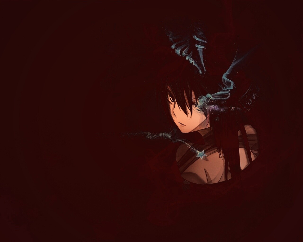 Black rock shooter обои