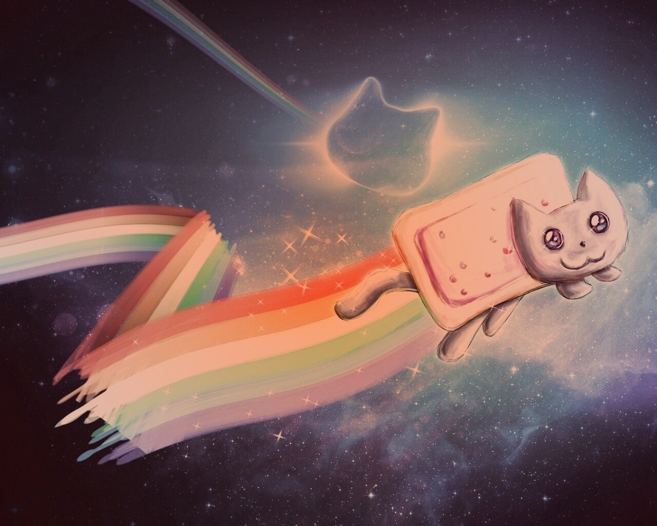 Nyan cat обои