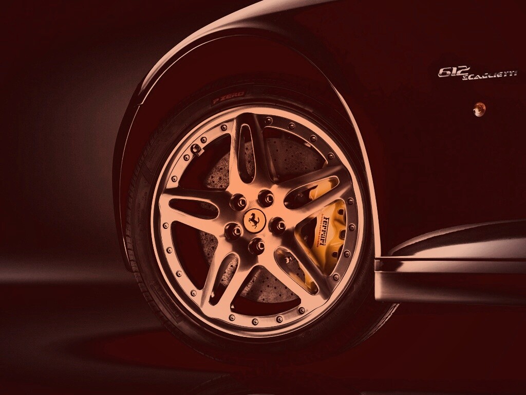 Колесо Scaglietti 612 обои