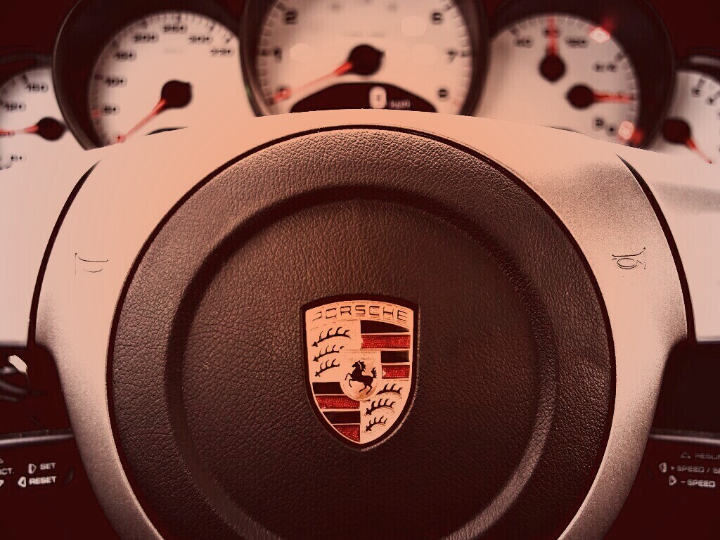 Руль Porshe обои