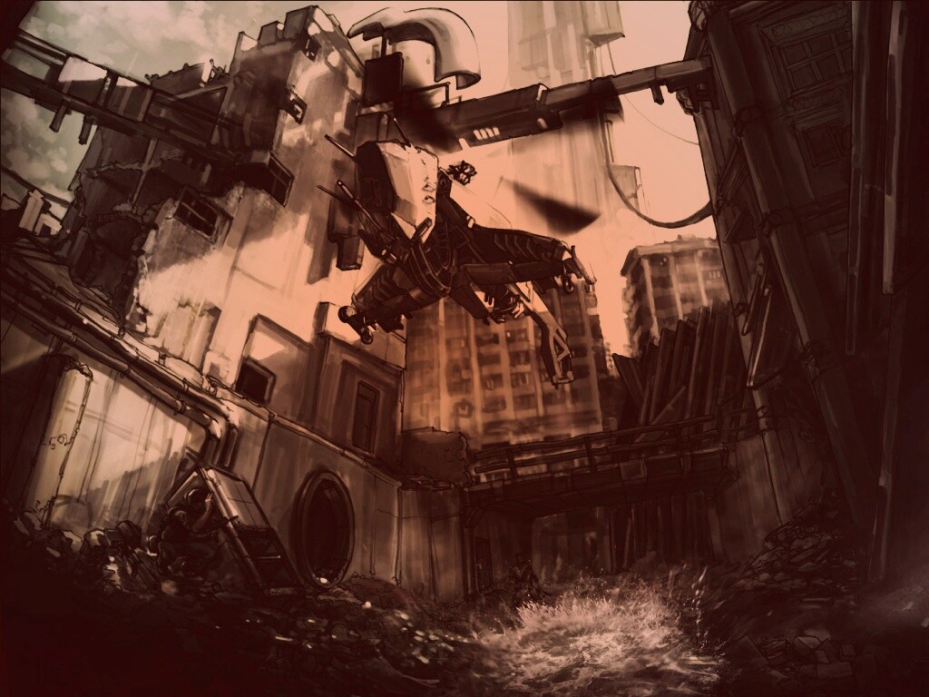 City 17 из Half Life обои