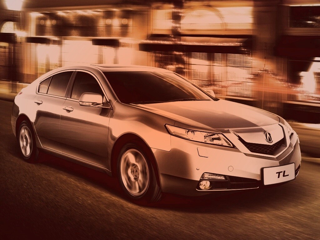 Acura в движении обои