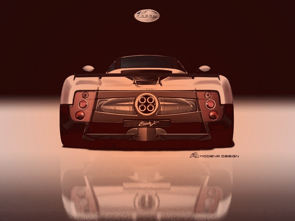 Pagani Zonda рендер обои