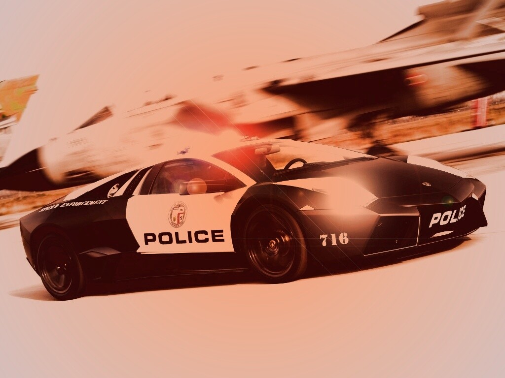 Полицейска Lamborghini из NFS обои