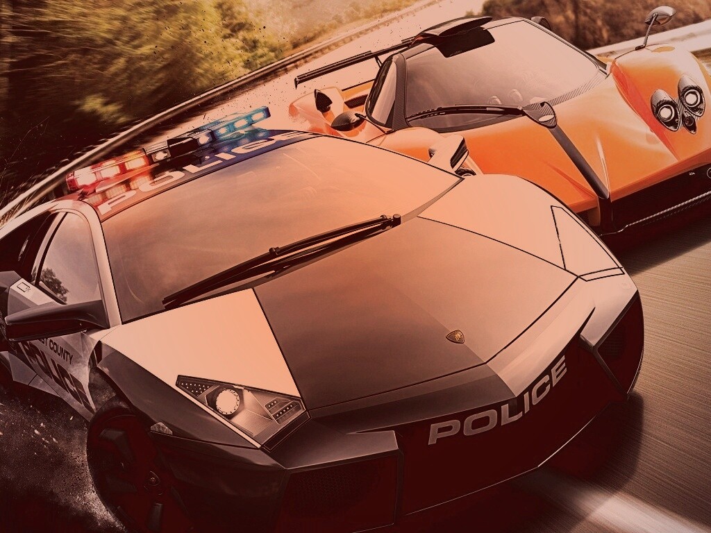 Полицейская погоня из Need For Speed обои