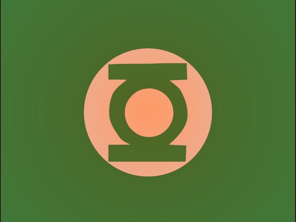 Знак Зеленого фонаря обои