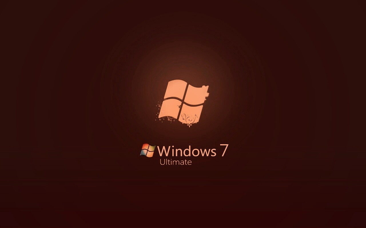 Логотип WIndows 7 Ultimate обои