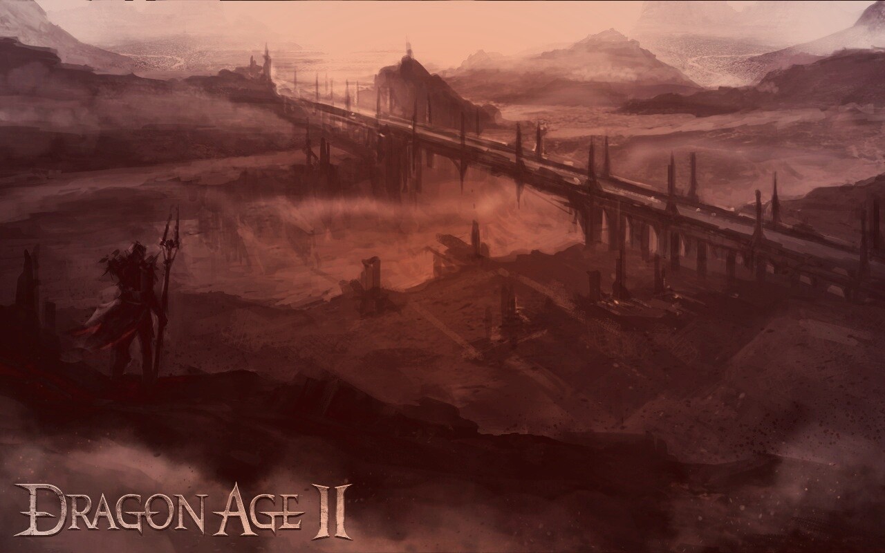 Пейзаж Dragon Age обои