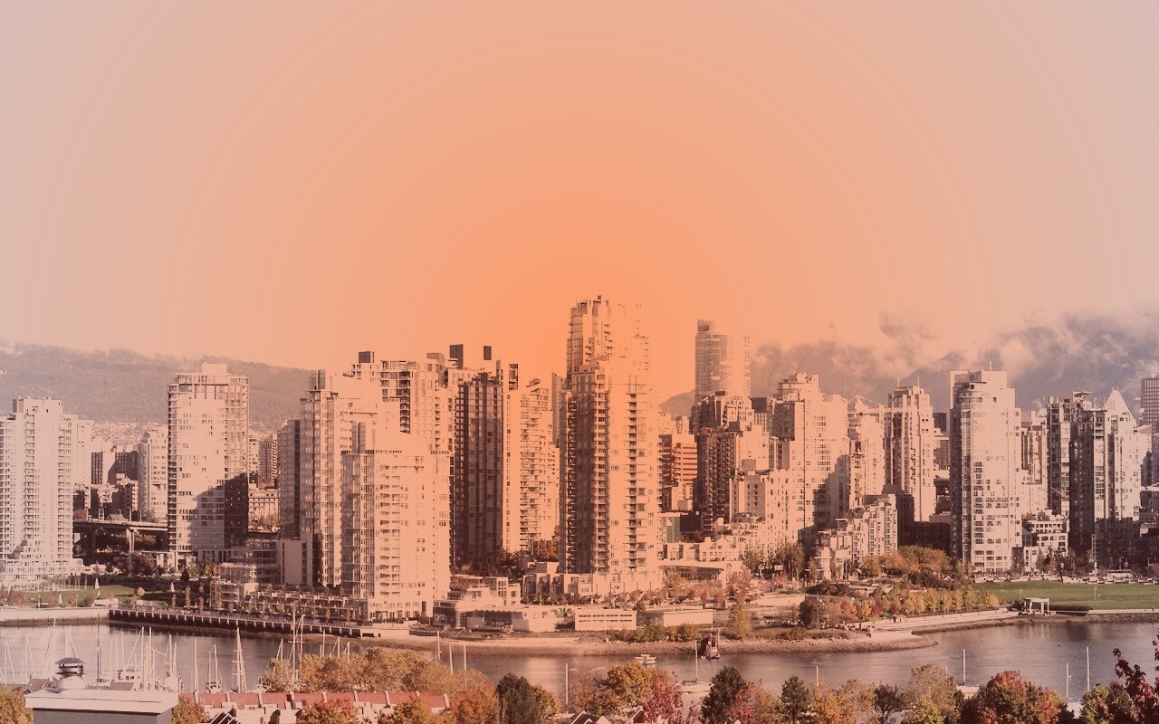 Панорама города обои