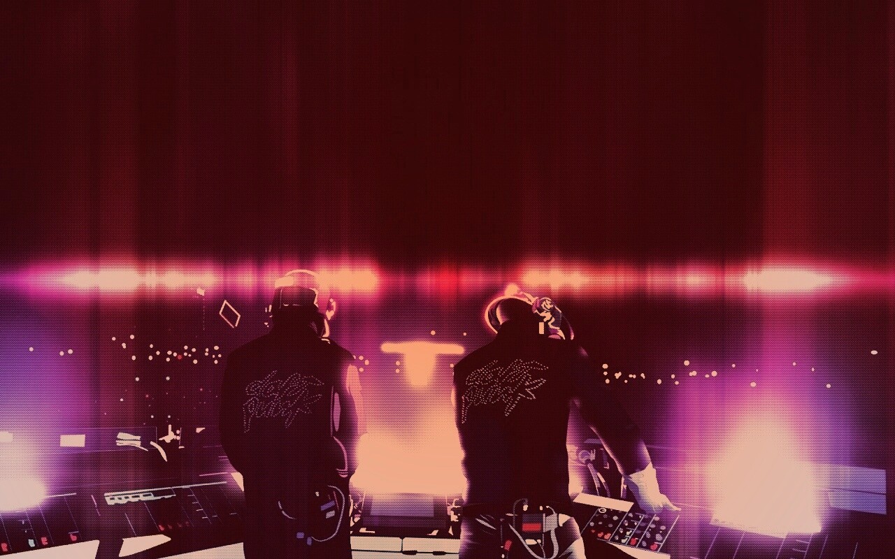 Концерт Daft Punk обои