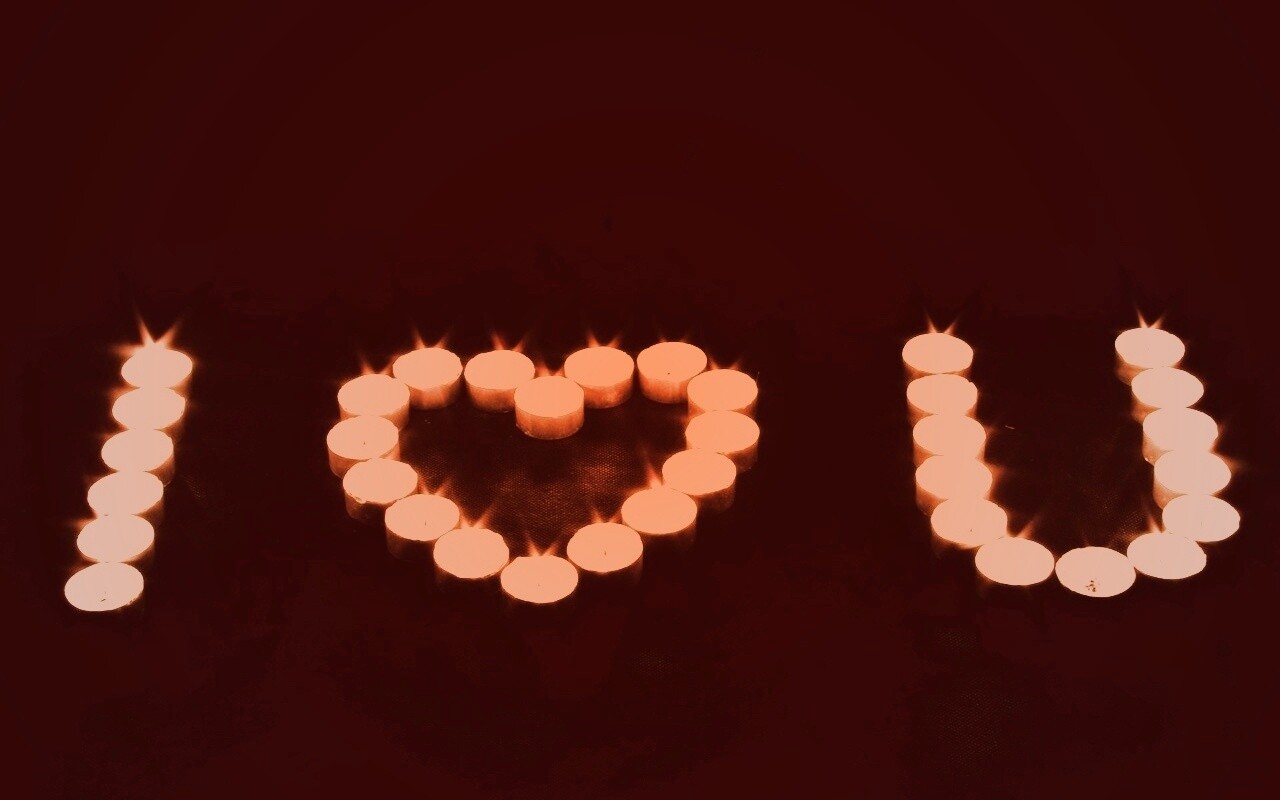 I love you обои