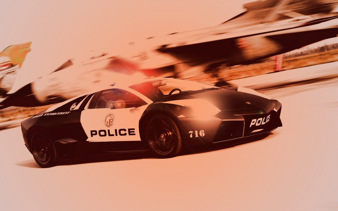 Полицейска Lamborghini из NFS обои