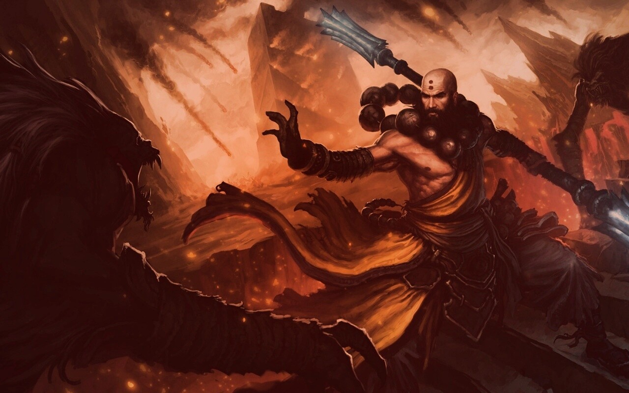 Монах из Diablo 3 обои