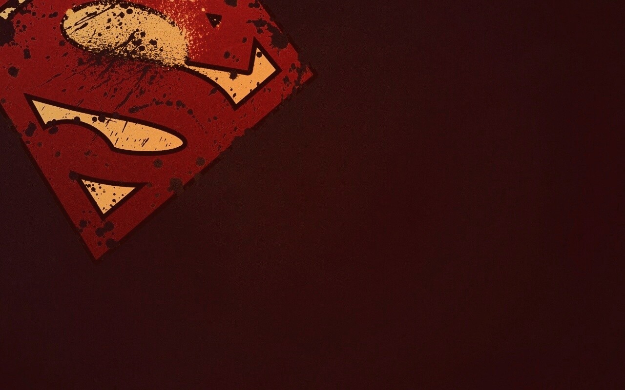 Потертый знак Супермена обои