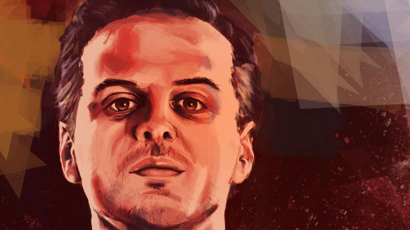 Портрет Джима Мориарти обои