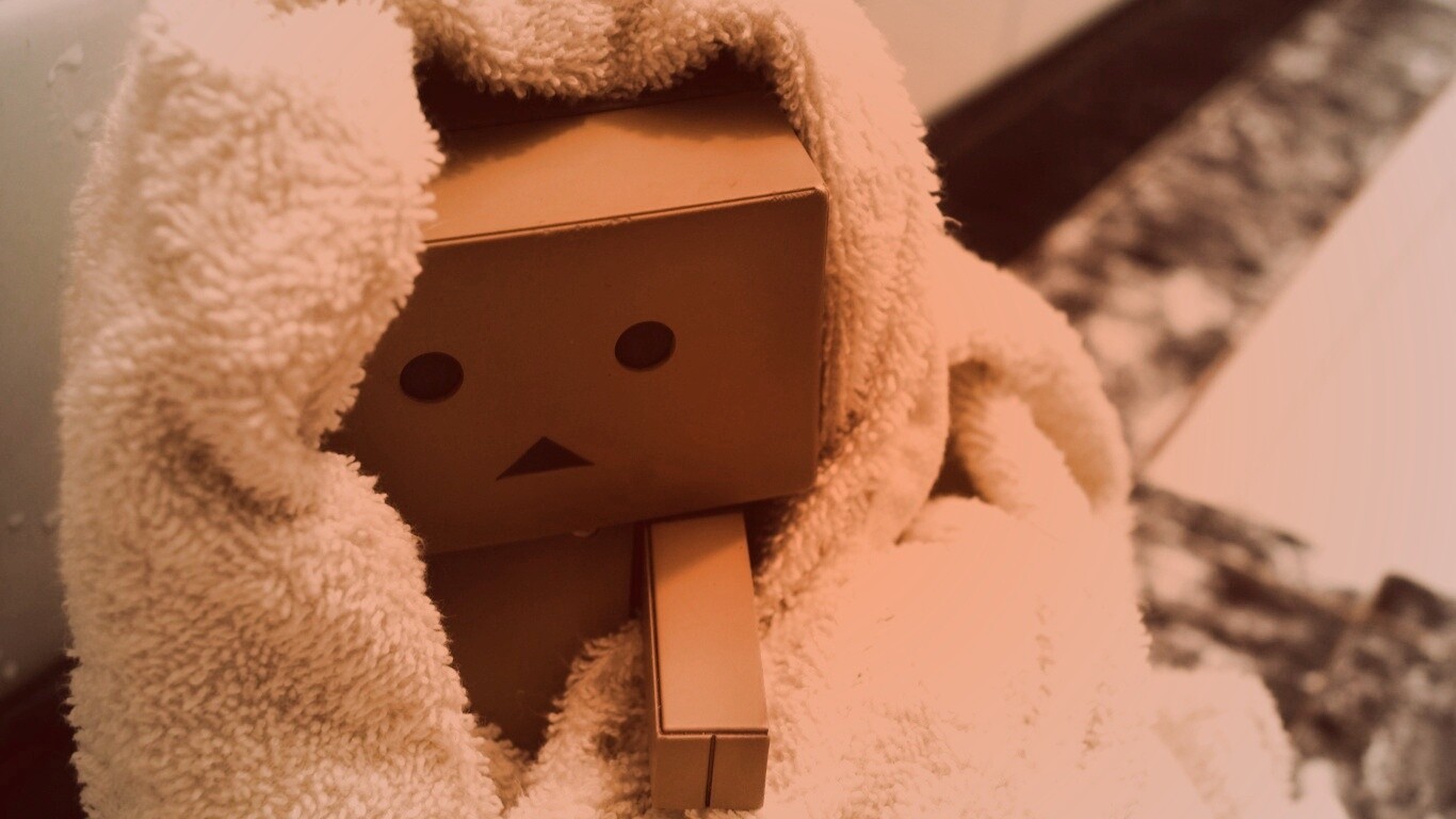 Yotsubato Danbo в полотенце обои