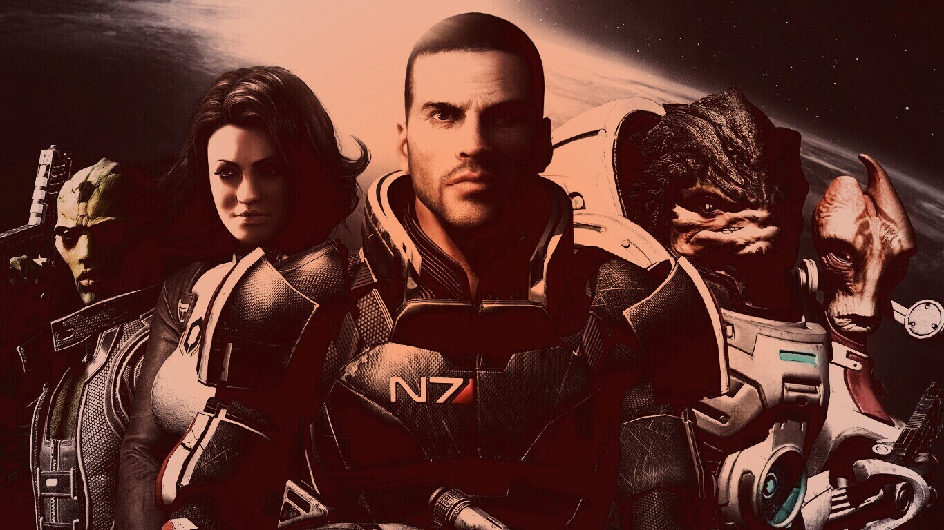 Mass Effect N7 обои