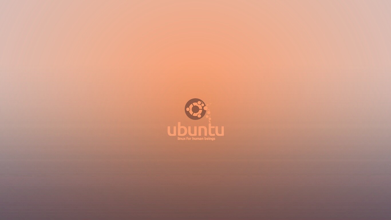 Логотип Ubuntu обои