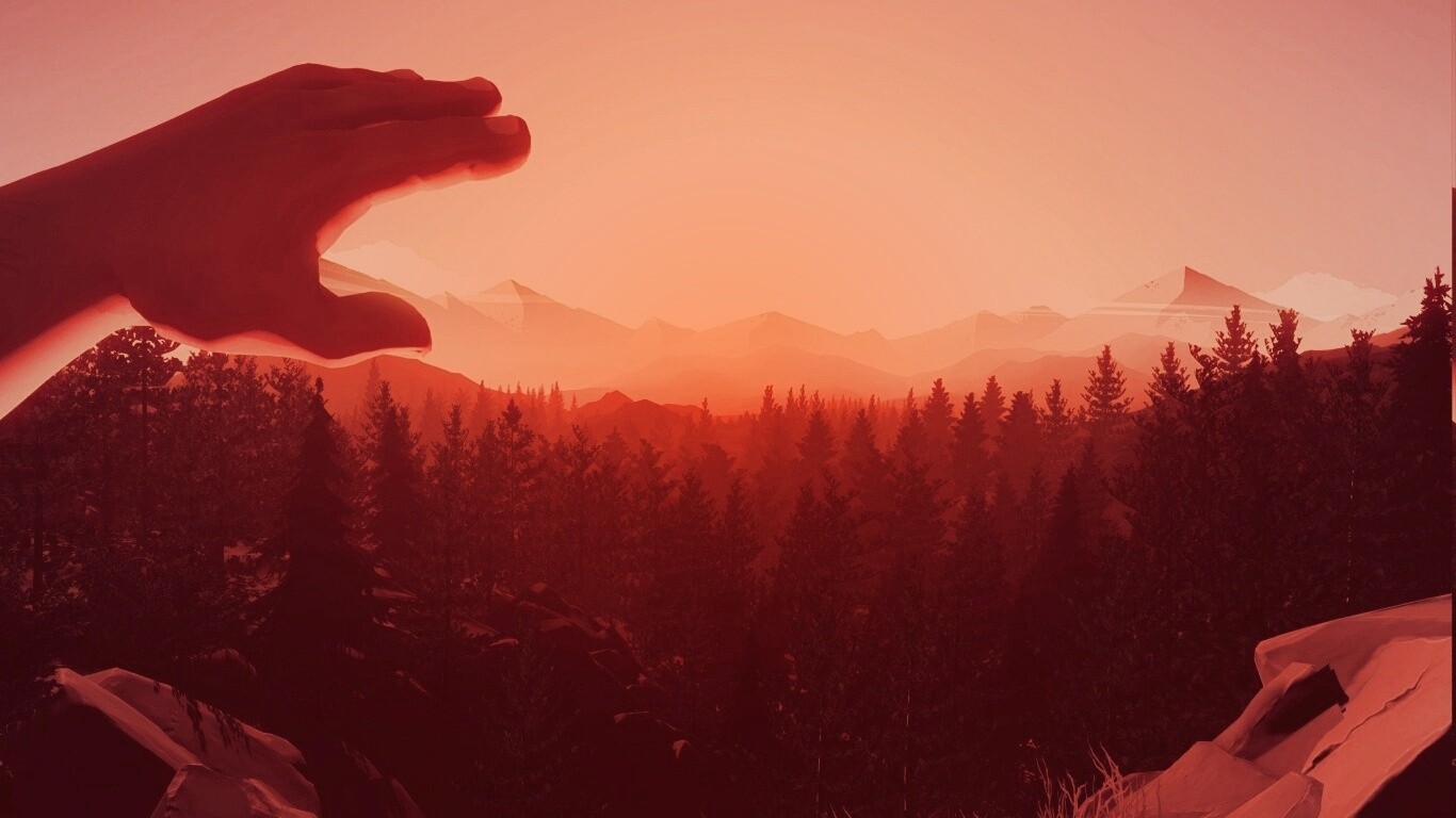 Firewatch закат обои