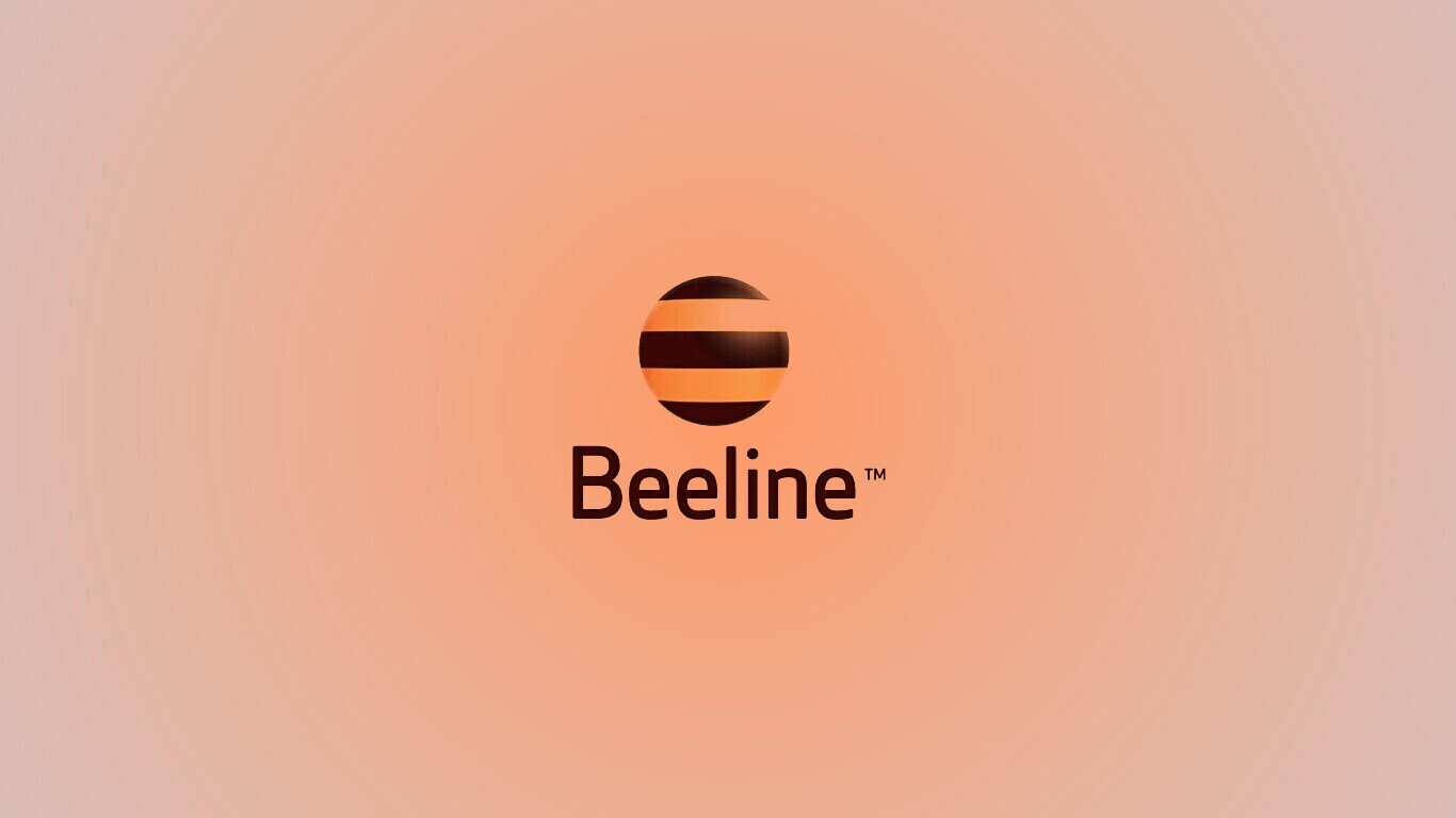 Логотип beeline обои