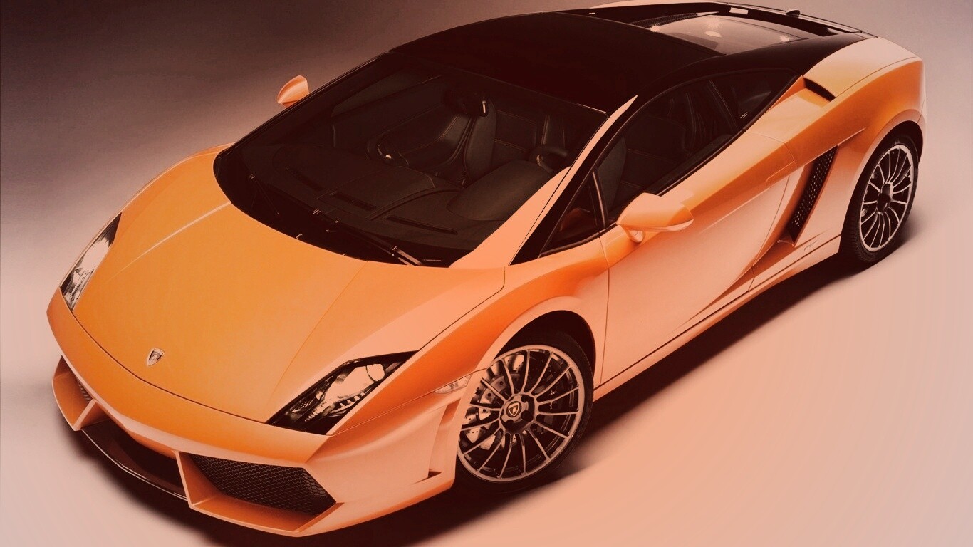 Жёлтый Lamborghini Gallardo обои