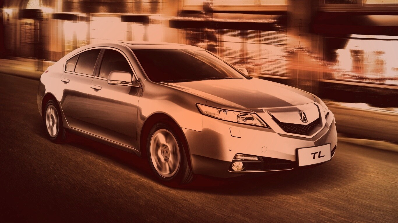Acura в движении обои