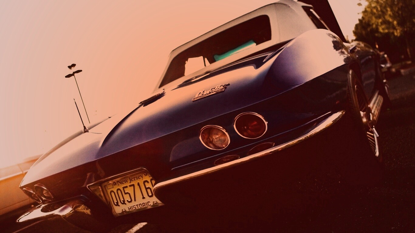 Ретро Chevrolet Corvette обои