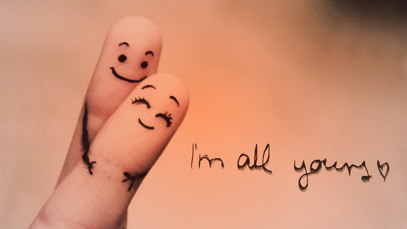I"m all yours! обои