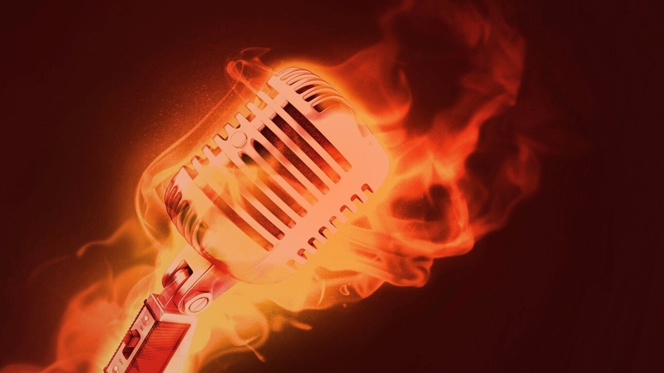 On fire! обои