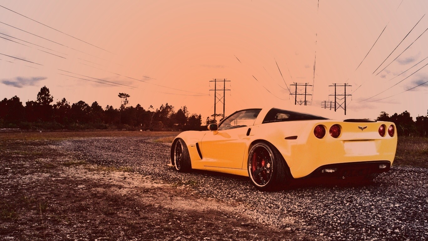 Chevrolet corvette обои