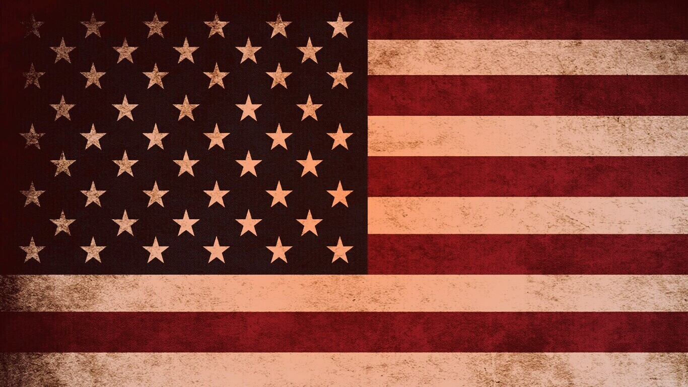 Американский флаг, флаг США обои