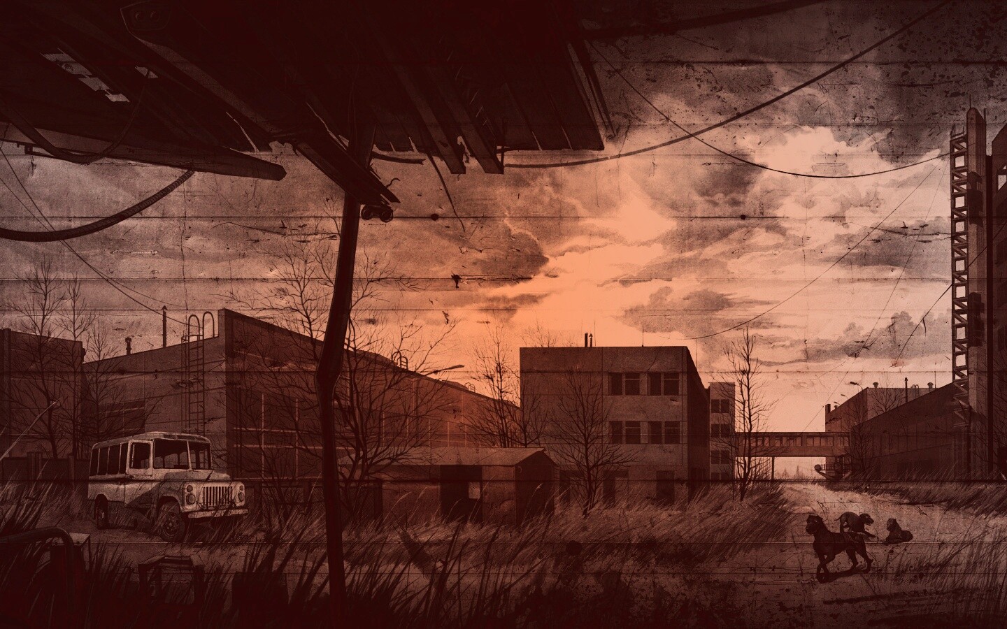 Припять из сталкера обои