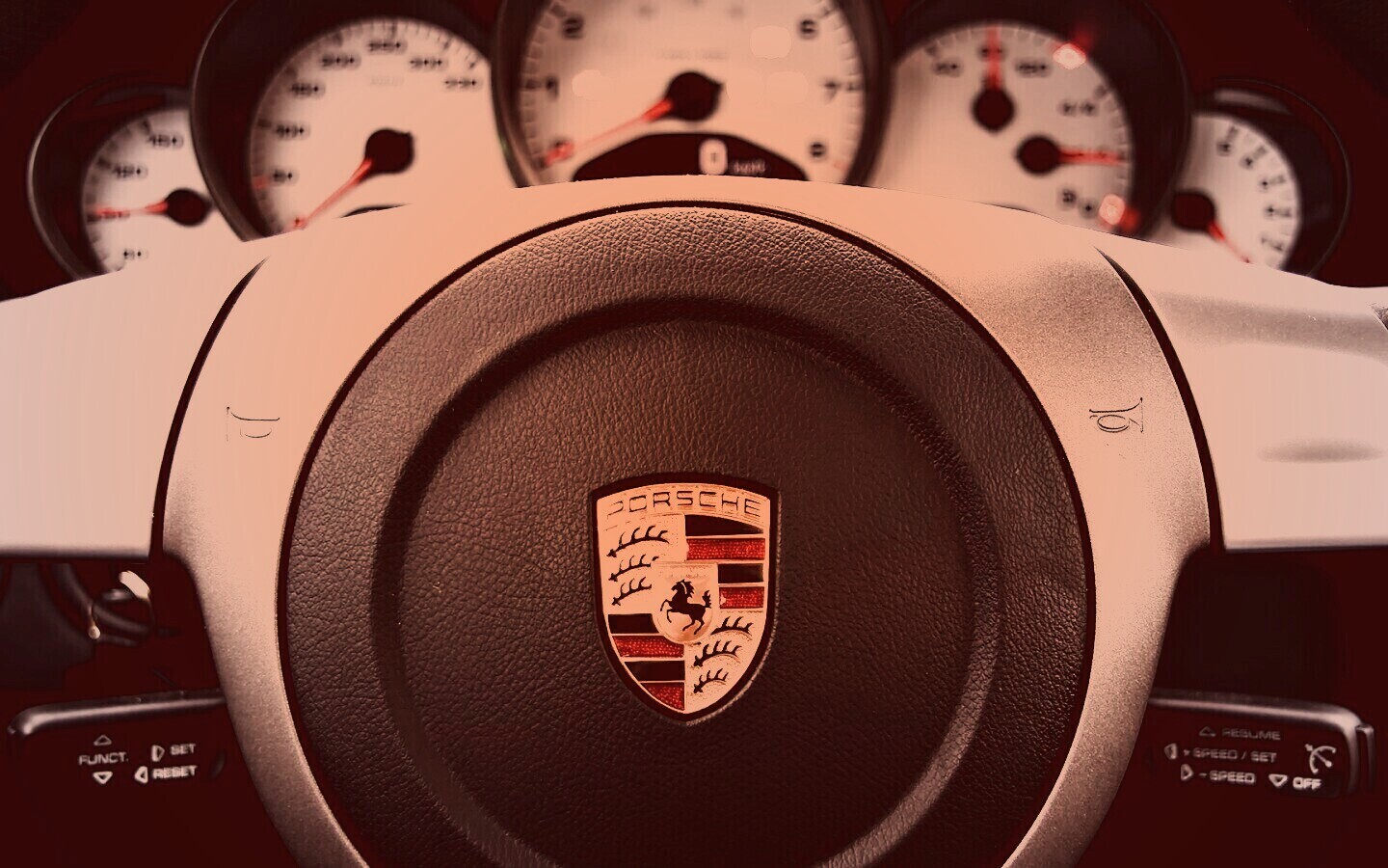 Руль Porshe обои