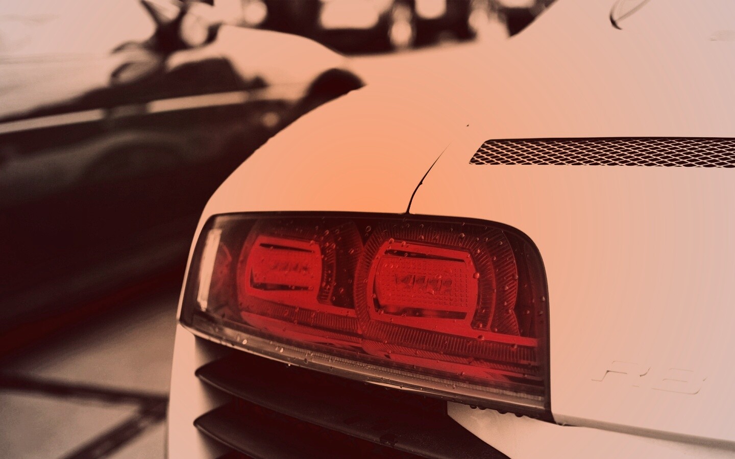 Задняя фара Audi R8 обои