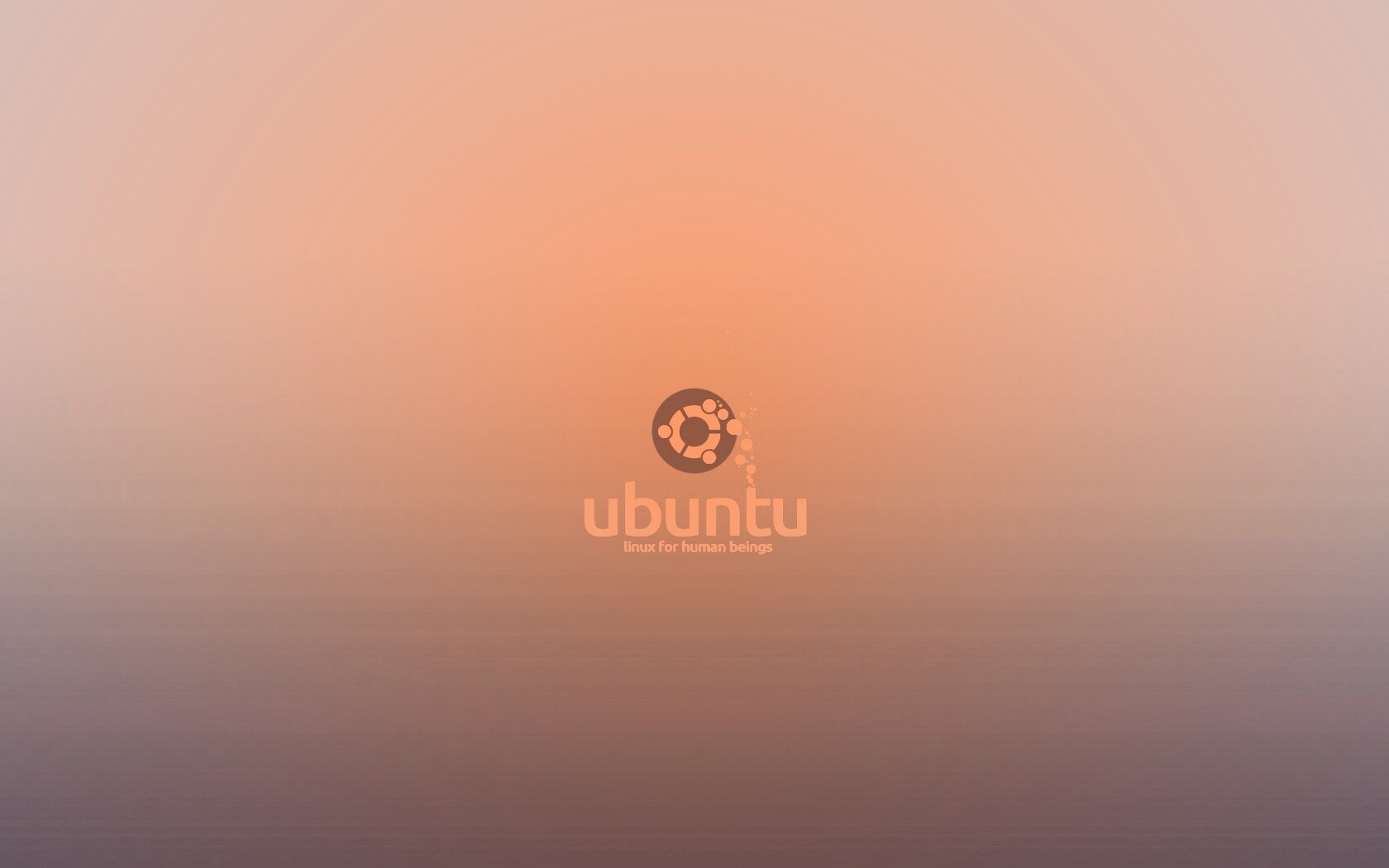 Логотип Ubuntu обои