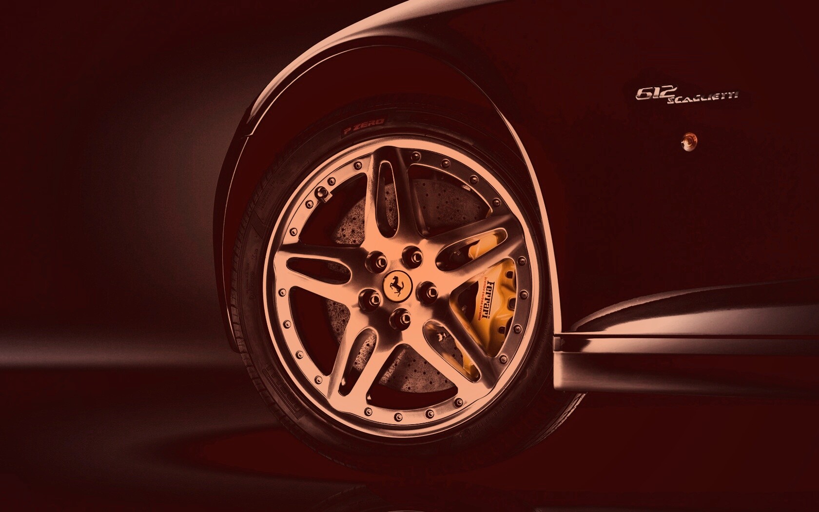 Колесо Scaglietti 612 обои