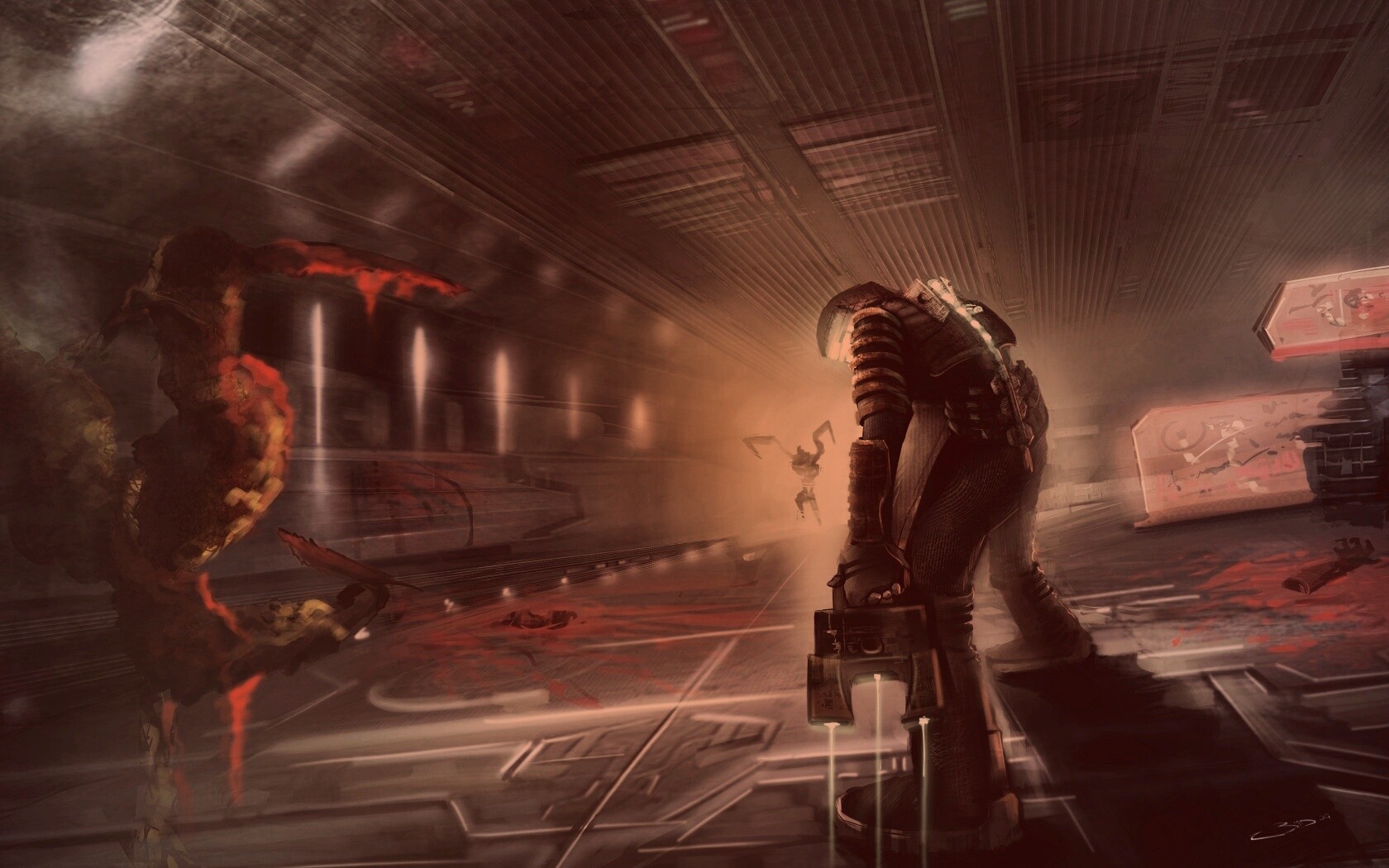 Фан арт Dead Space обои