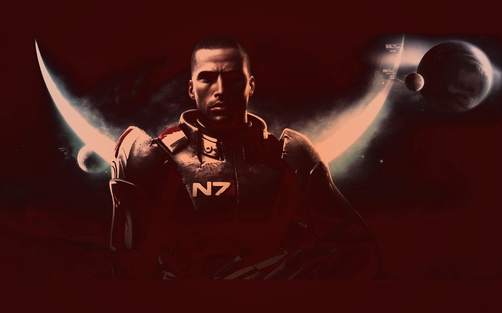 Шепард из Mass Effect обои