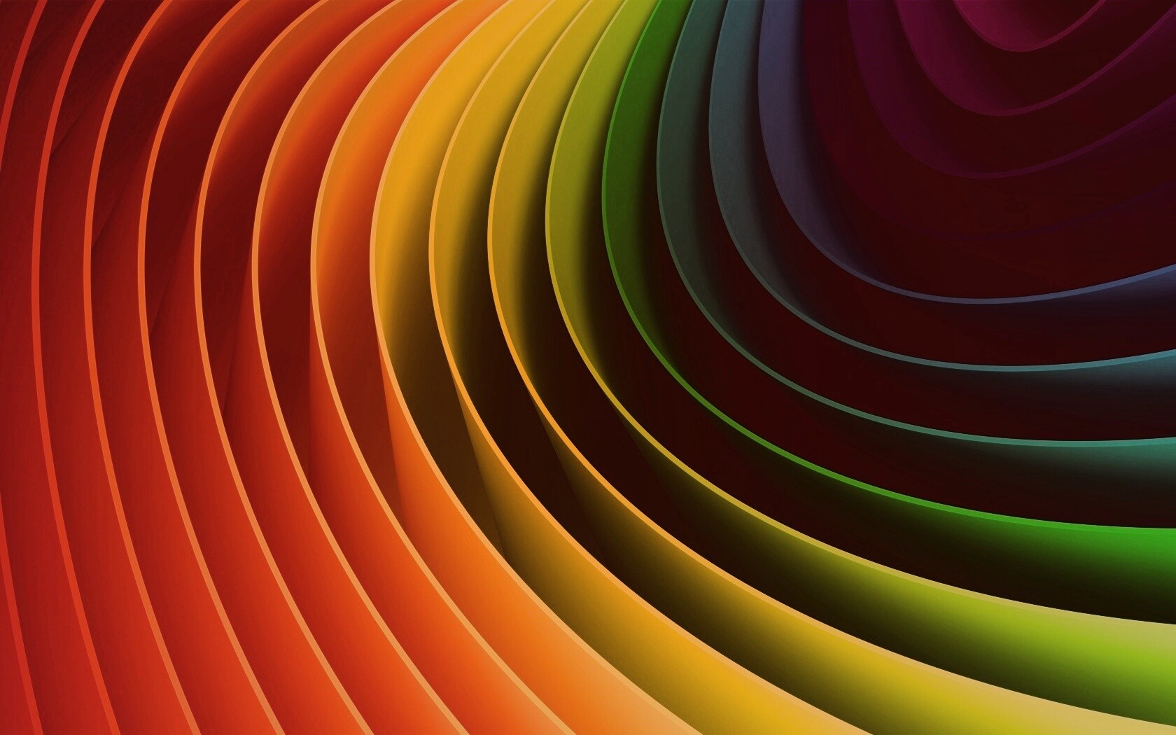 Радуга может быть такой обои