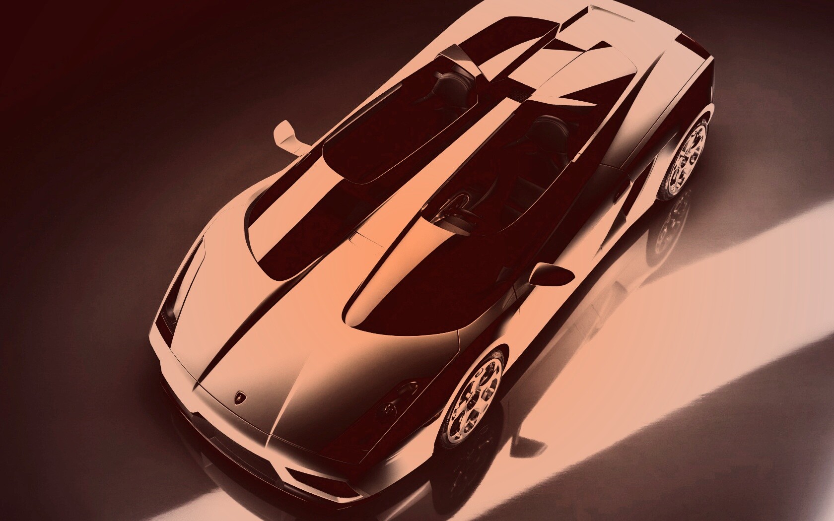 Светло-серый Lamborghini обои