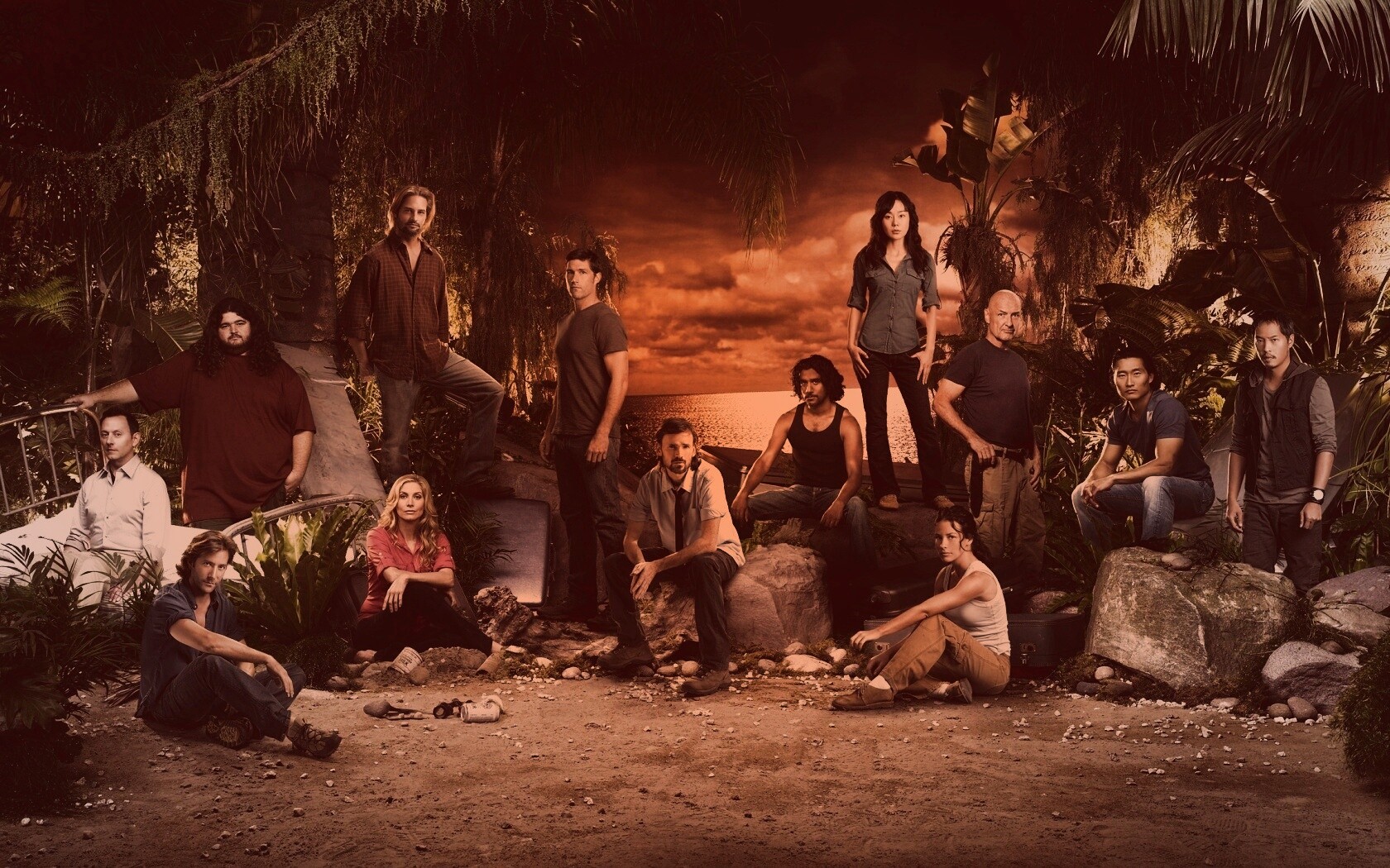 Герои сериала LOST обои
