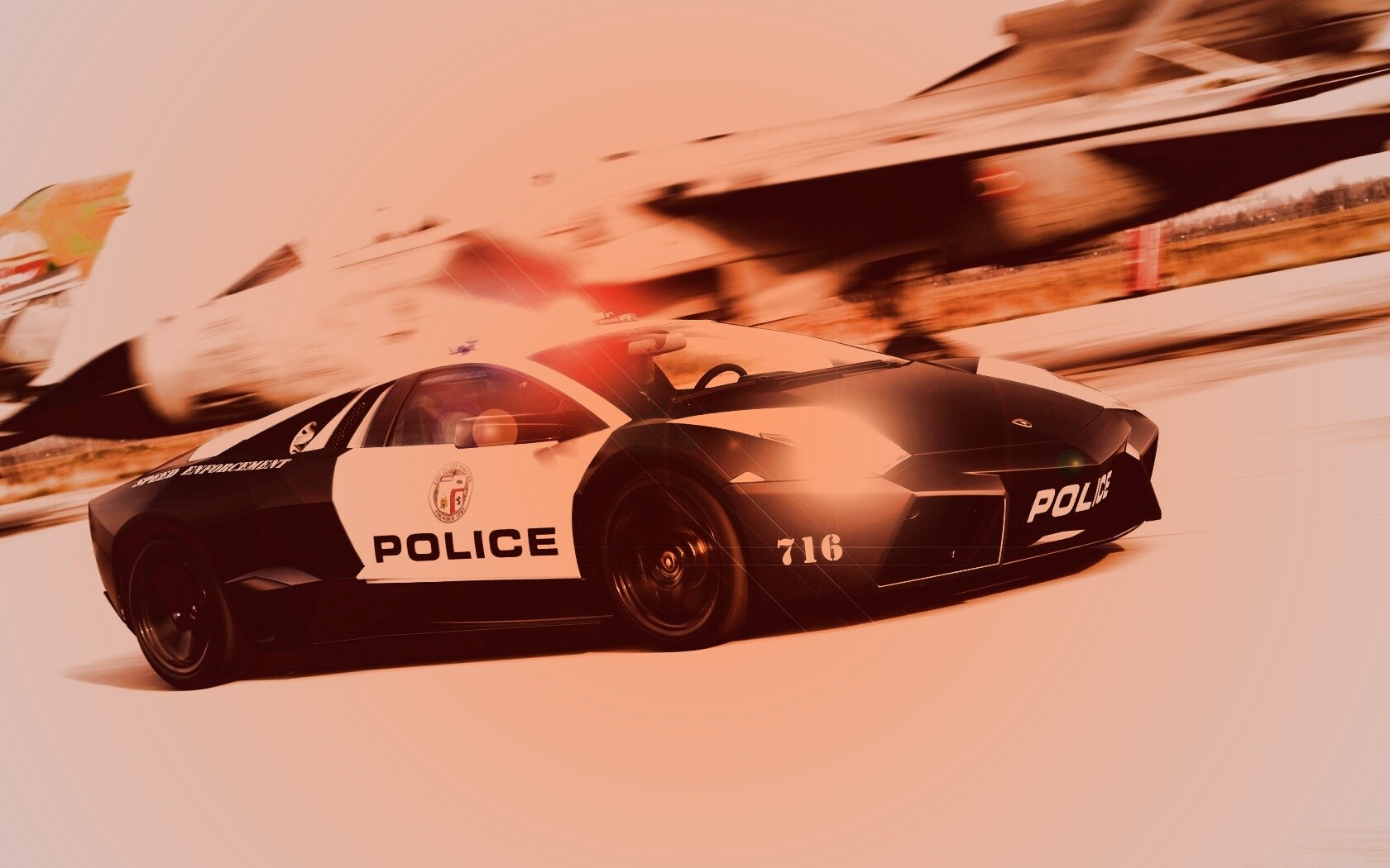 Полицейска Lamborghini из NFS обои
